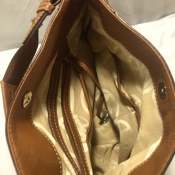 Michael Kors Cognac Soft Leather Slouch Large Shoulder Bag - Picture 6 of 11